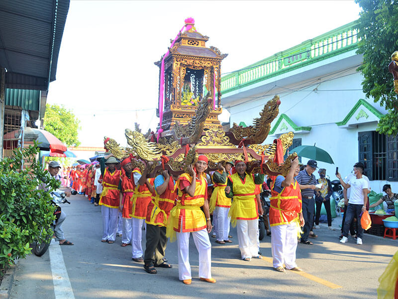 デルタ寺院の伝統的な祭り