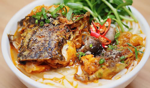 Bánh canh cá lóc Huế – Món ăn “đậm vị” làm say lòng thực khách