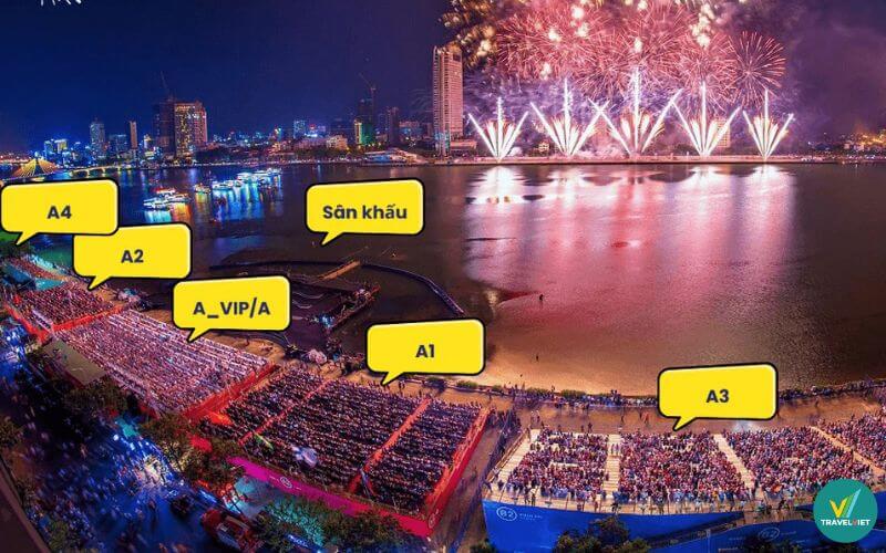 Trải nghiệm xem pháo hoa đa dạng, nhiều phân khúc vé